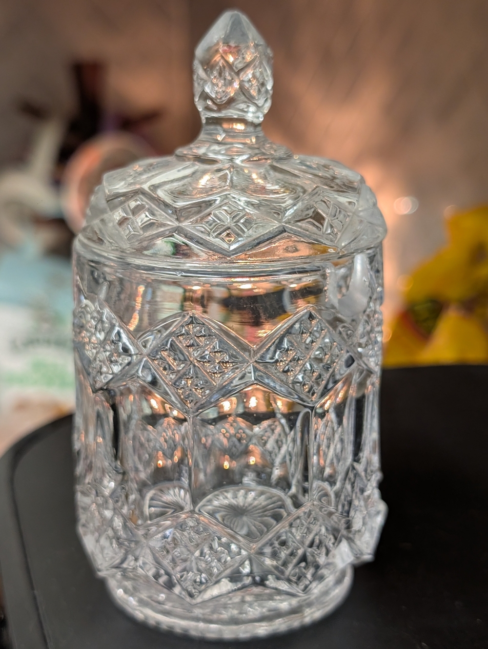 vintage Imperial Glass Company "3-in-1" (Pattern No. 1) Individual Sugar Bowl